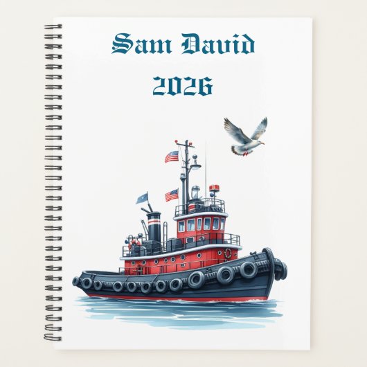 Personalisierter Männerplaner 2026 Planer (Vorderseite)