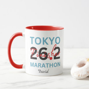 Personalisierter Marathonfinisher von Tokio, Gesch Tasse