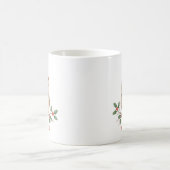 Personalisierter märchenhafter Eulen-Weihnachtsbec Kaffeetasse (Mittel)
