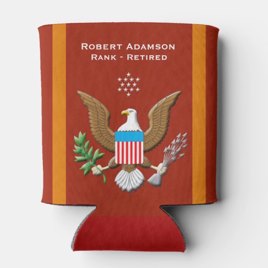 Personalisierter Marineservice Dosenkühler (Rückseite)