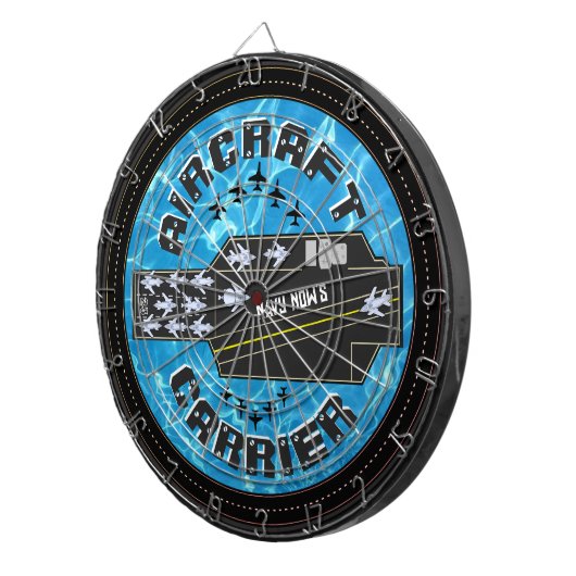 Personalisierter Marinestreiker Dartscheibe (Vorderseite rechts)