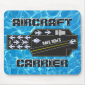 Personalisierter Marinestreiker Mousepad (Vorne)