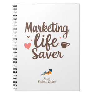 Personalisierter Marketing-Rettungsanker Notizblock