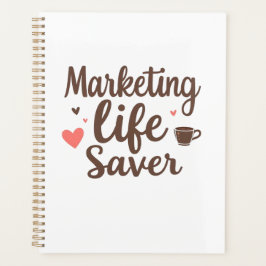 Personalisierter Marketing-Rettungsanker Planer