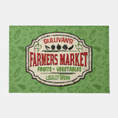 Personalisierter Markt für Bauern im Garten Fußmatte (Vorderseite)