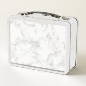 Personalisierter Marmor Metall Brotdose (Rückseite)