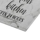 Personalisierter Marmoreffekt Schneidebrett (Ecke)