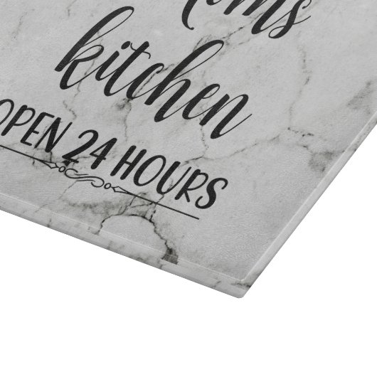 Personalisierter Marmoreffekt Schneidebrett (Ecke)