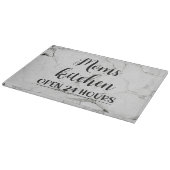 Personalisierter Marmoreffekt Schneidebrett (Ecke)