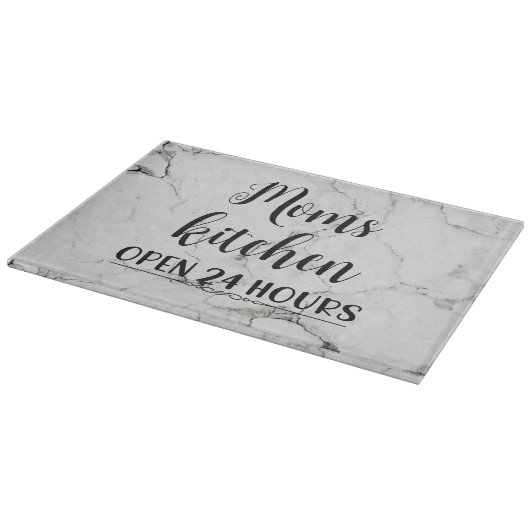 Personalisierter Marmoreffekt Schneidebrett (Ecke)