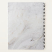 Personalisierter Marmorplaner Planer (Rückseite)