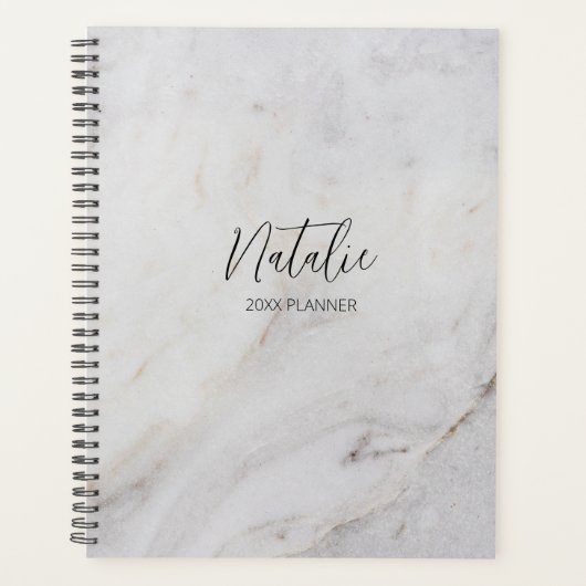 Personalisierter Marmorplaner Planer (Vorderseite)
