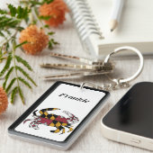 Personalisierter Maryland State Flag Blue Crab Schlüsselanhänger (Vorderseite rechts)