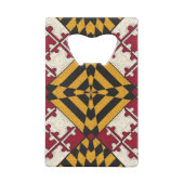 Personalisierter Maryland State Flag Flaschenöffne Geldbeutel Flaschenöffner (Rückseite)