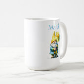 Personalisierter März Geburtsmonat Garten Genom Kaffeetasse (VorderseiteRechts)