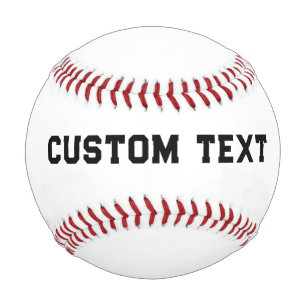 Personalisierter maßgeschneiderter Baseball – Füge