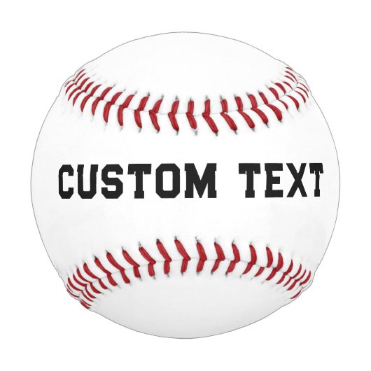 Personalisierter maßgeschneiderter Baseball – Füge (Vorderseite)