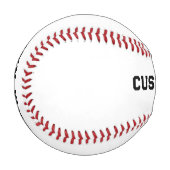 Personalisierter maßgeschneiderter Baseball – Füge (Vorderseite Links)