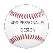Personalisierter maßgeschneiderter Baseball – Füge (Rückseite)