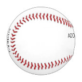 Personalisierter maßgeschneiderter Baseball – Füge (Vorderseite Links)