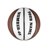 Personalisierter maßgeschneiderter Basketball – Ih (Vertikal)