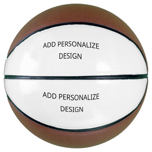 Personalisierter maßgeschneiderter Basketball – Ih (Vorderseite)
