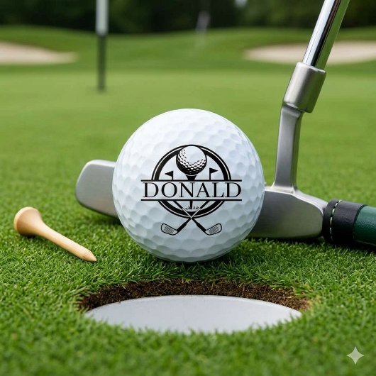Personalisierter maßgeschneiderter Golfball, benut Golfball