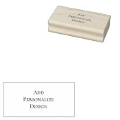 Personalisierter Maßstempel 1,5" x 3" Gummistempel (Stempel)