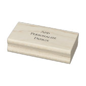 Personalisierter Maßstempel 1,5" x 3" Gummistempel (Stempel)