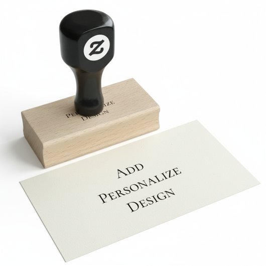 Personalisierter Maßstempel 1,5" x 3" Gummistempel