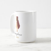 Personalisierter Master-Abschluss-Becher als Gesch Kaffeetasse (Vorderseite Links)