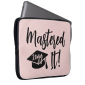 Personalisierter Master-Abschluss Mastered It Laptopschutzhülle (Vorne Rechts)