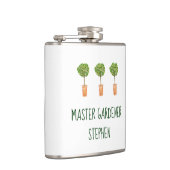 Personalisierter Master Gardener | Gartenarbeit Flachmann (Rechts)