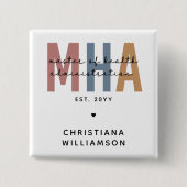 Personalisierter Master of Health Administration Button (Vorderseite)
