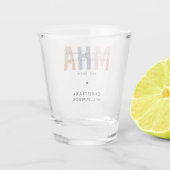 Personalisierter Master of Health Administration Schnapsglas (Rückseite)