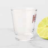 Personalisierter Master of Health Administration Schnapsglas (Links)
