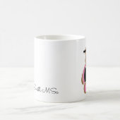 Personalisierter Master of Science niedlich Teddy  Kaffeetasse (Mittel)