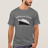 Personalisierter Matching Family Cruise T - Shirt (Vorderseite)