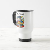 Personalisierter Mathematik-Lehrer-Kaffeebecher | Reisebecher (Vorderseite Links)