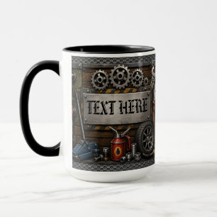 Personalisierter Mechaniker-Kaffeebecher Tasse
