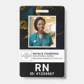 Personalisierter medizinischer Mitarbeiter Lanyard Ausweis (Vorderseite)