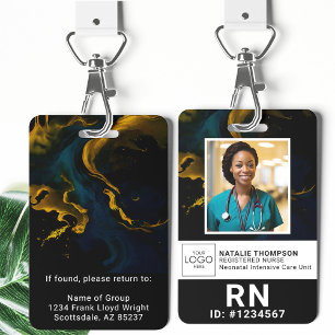 Personalisierter medizinischer Mitarbeiter Lanyard Ausweis