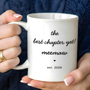 Personalisierter Meemaw-Becher Bestes Kapitel bish Kaffeetasse