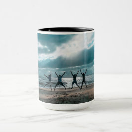 Personalisierter Meerblick Scene coffee Tasse