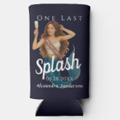 personalisierter Meerjungfrau-Strand Selters Dosenkühler (Rückseite)