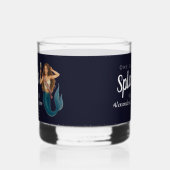 personalisierter Meerjungfrau Whiskyglas (Links)
