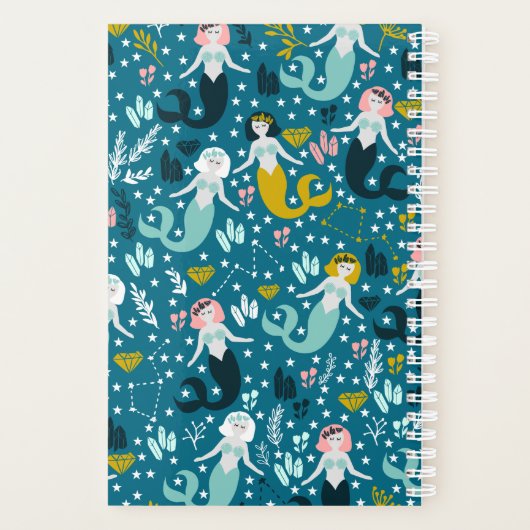 Personalisierter Meerjungplaner Planer (Rückseite)