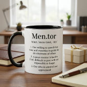 Personalisierter Mentor-Definitionsbecher Lehrerge Tasse