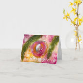 Personalisierter Merry & Bright Holiday Karte (Gelbe Blume)