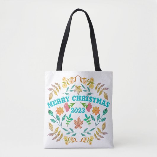 PERSONALISIERTER MERRY CHRISTMAS 20XX TASCHE (Vorderseite)